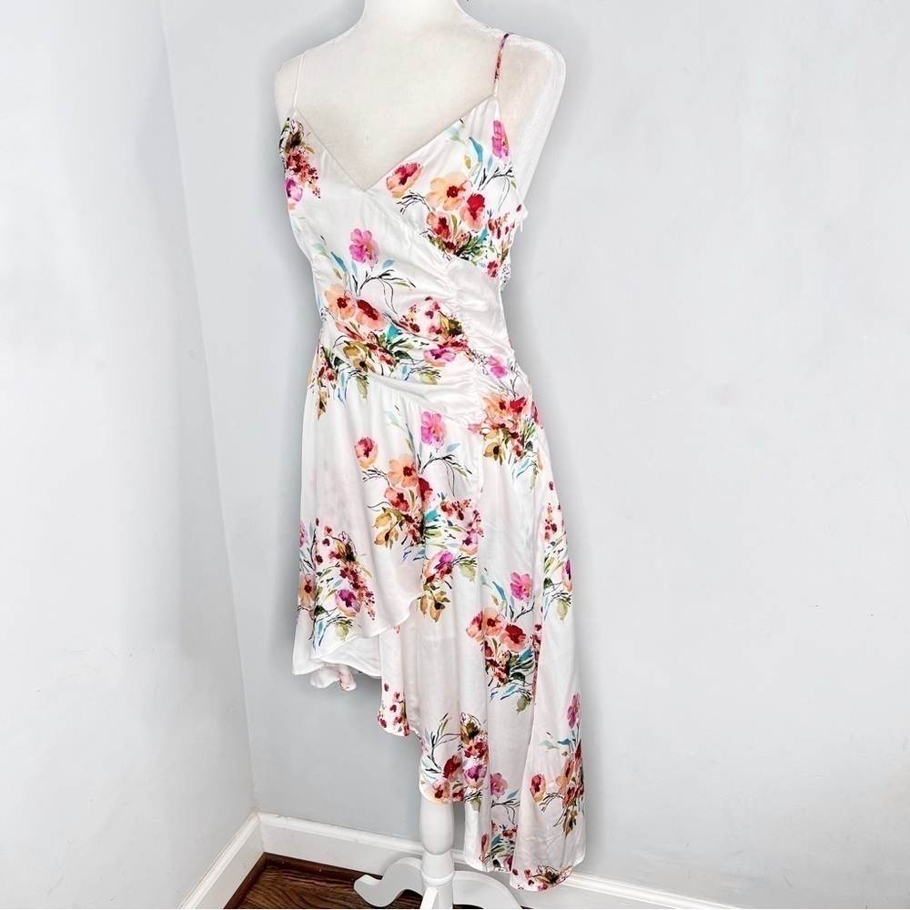 Majorelle Revolve Valentine Midi Watercolor Floral Dress M - Picture 2 of 6